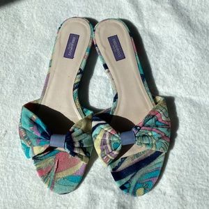 EMILIO PUCCI PRINTED SLIDES SIZE 40 .